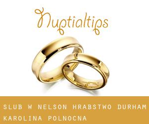 ślub w Nelson (Hrabstwo Durham, Karolina Północna)